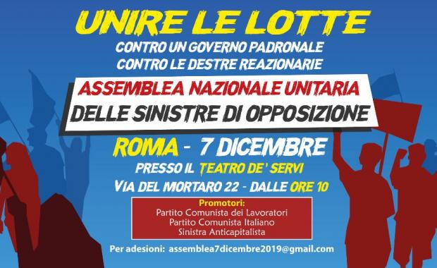 Assemblea nazionale unitaria delle sinistre di opposizione